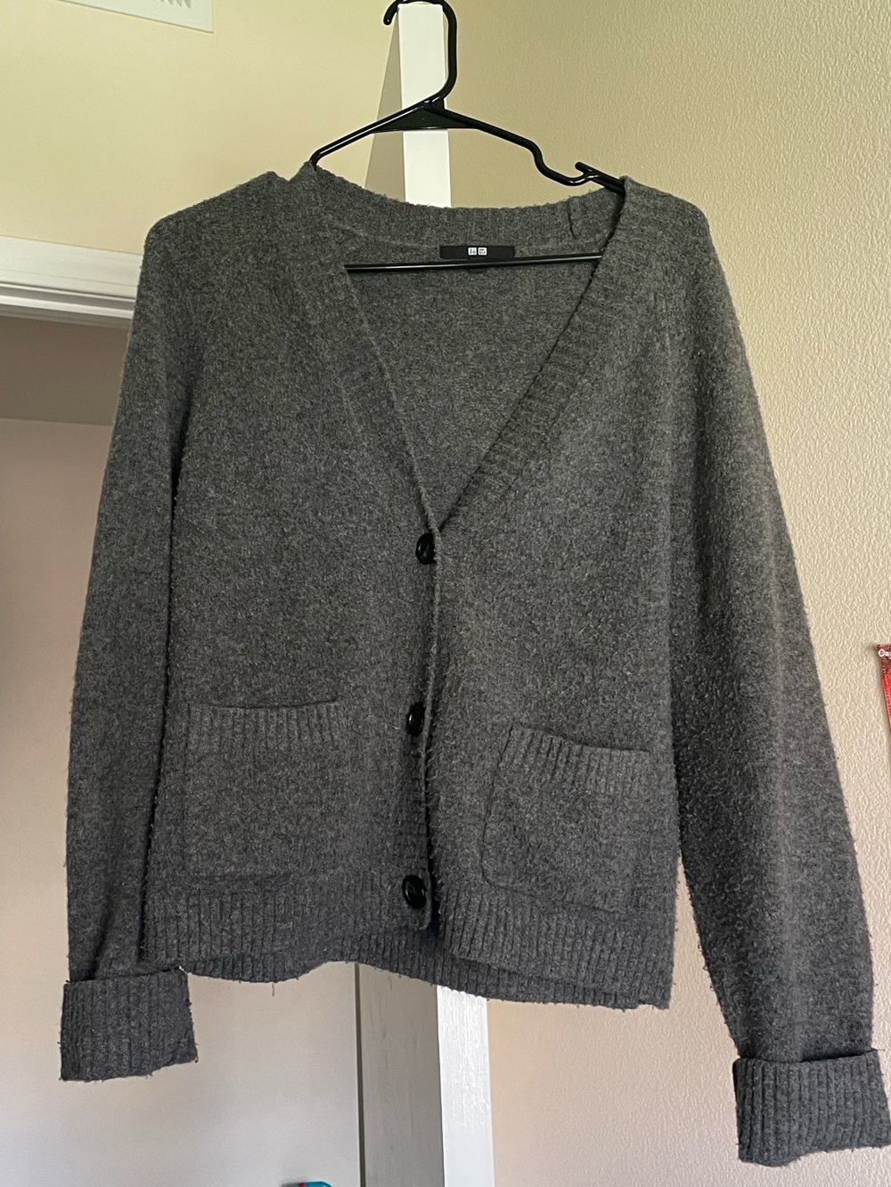 Uniqlo Dark Gray Cardigan